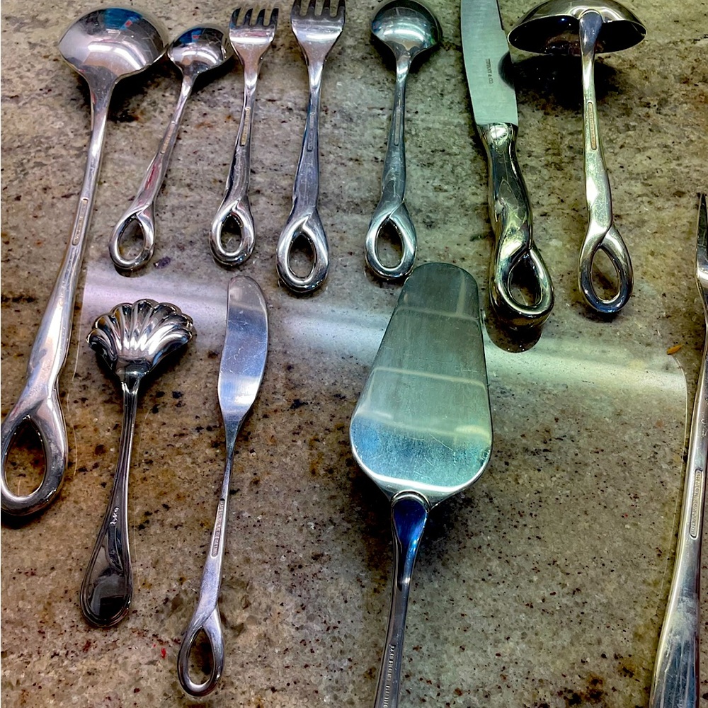 Elegant Sterling Silver Cutlery Set